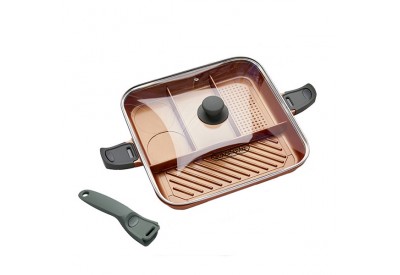 Quadra Pan 4 in 1 Cooking Pan (32 x 32cm / 12.5 x 12.5")